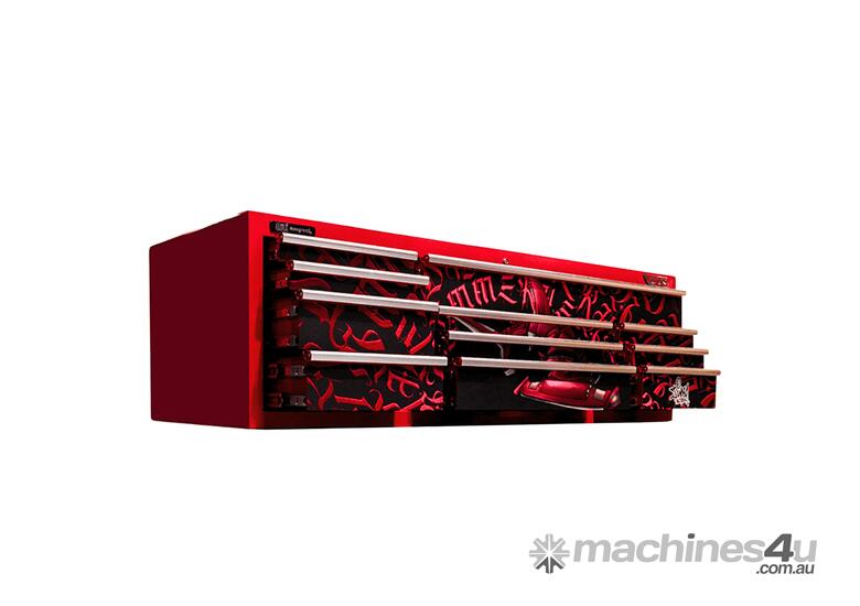 11 Drawer 72” Hammerhead Graffiti Tool Chest (Red Sea)

