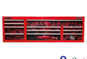 11 Drawer 72 Hammerhead Graffiti Tool Chest (Red Sea)