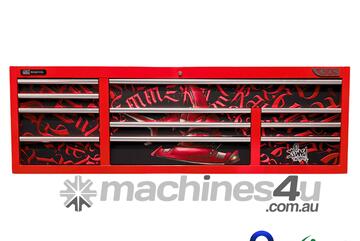 11 Drawer 72 Hammerhead Graffiti Tool Chest (Red Sea)