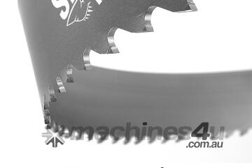 Shark-Tooth Bandsaw Blades Built for Machine Shops
