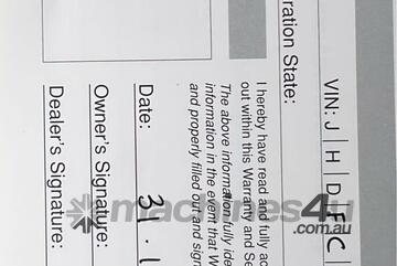 2007 Hino FC4J Curtainsider Day Cab