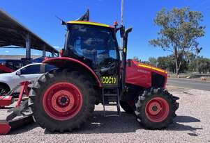 2022 Kubota M100GX Tractor with 2021 Howard EHD180E-S2 Slasher