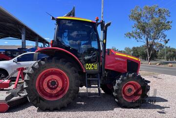 2022 Kubota M100GX Tractor with 2021 Howard EHD180E-S2 Slasher