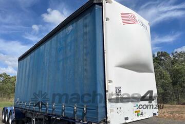 2003 Vawdrey VB S3 Tri Axle Flat Top Curtainsider A Trailer