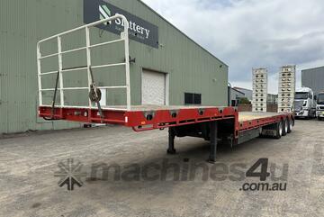 2024 AAA Trailers M45FTADDR Tri-Axle Drop Deck Trailer