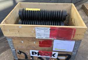 PROK Conveyor Impact Rollers Troughing Set 15582-0543 133 DIA x 543 Face Rubber