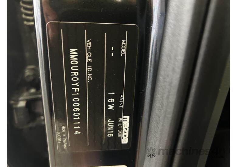 2016 Mazda BT-50 XTR Diesel