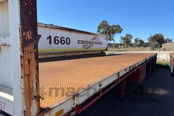 Trailer Flat Top Maxitrans 47ft 2008 Tri 10 Stud Airbag SN1848