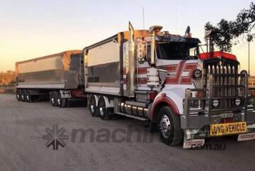 2010 Kenworth T909 Tipper + 2011 Tefco 5 Axle Chassis Tipper.