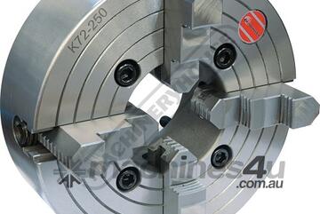K72-250 4 Jaw Independent Lathe Chuck 250mm Back Plate Mount