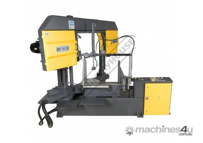 caption BMSY-540-CGH Semi Automatic Double Column & Swivel Head Band Saw 750 x 540mm (W x H) Rectangle Capa