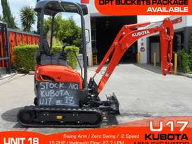 U17 Mini Excavator KUBOTA 1.7Ton Unused UNIT#18 - picture0' - Click to enlarge