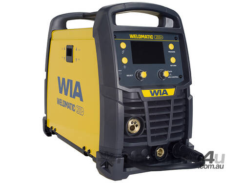 caption WIA Weldmatic 200+ Inverter Package with LCD Display