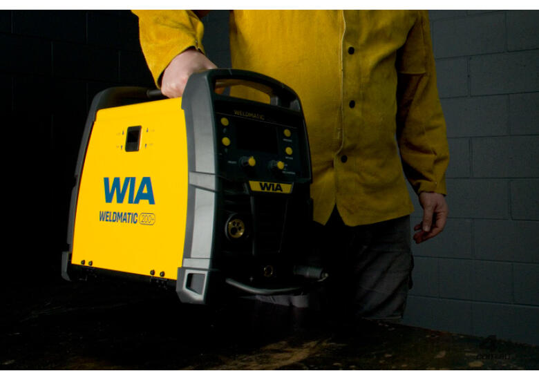 caption WIA Weldmatic 200+ Inverter Package with LCD Display