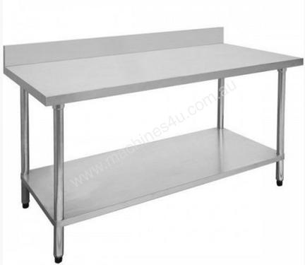 F.E.D. 2100-7-WBB Economic 304 Grade Stainless Steel Table with splashback 2100x700x900