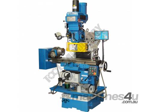 caption SHAW - HAFCO PBM-GSV250 Horizontal & Vertical Turret Mill