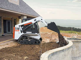 Bobcat T110 skid steer Tracked loader - Hire - picture0' - Click to enlarge