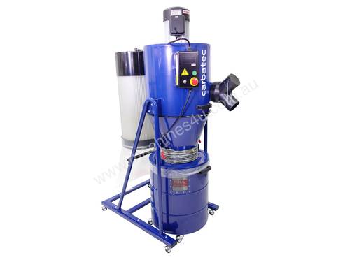 Carbatec 2HP Cyclone Dust Extractor with Remote
