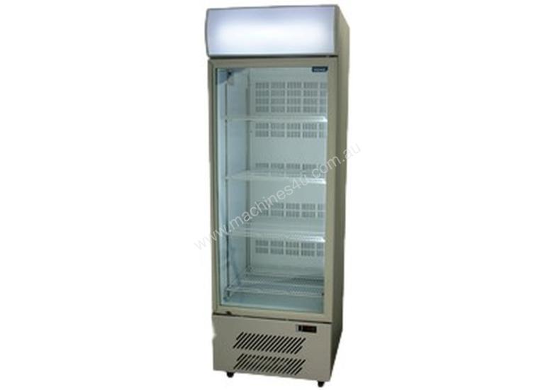 caption Williams HTK1GDCB Upright Single Glass Door Chiller - 570 Litre