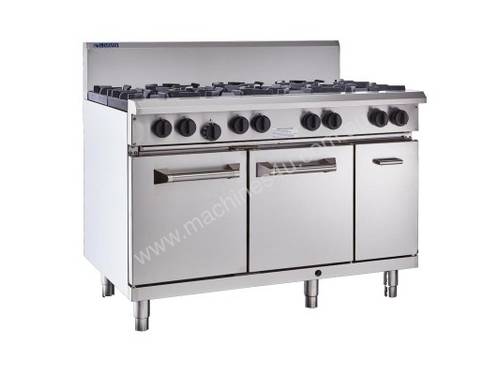 Luus RS-6B3P 1200mm Oven with 6 Burners & 300mm Grill Professional Series