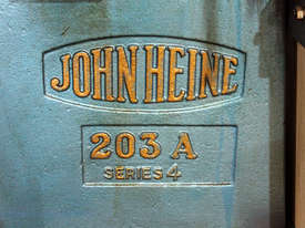 John Heine 203A series 4 inclinable press - picture2' - Click to enlarge