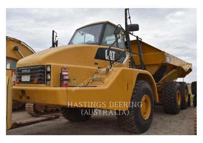 caption CATERPILLAR 735 Articulated Trucks