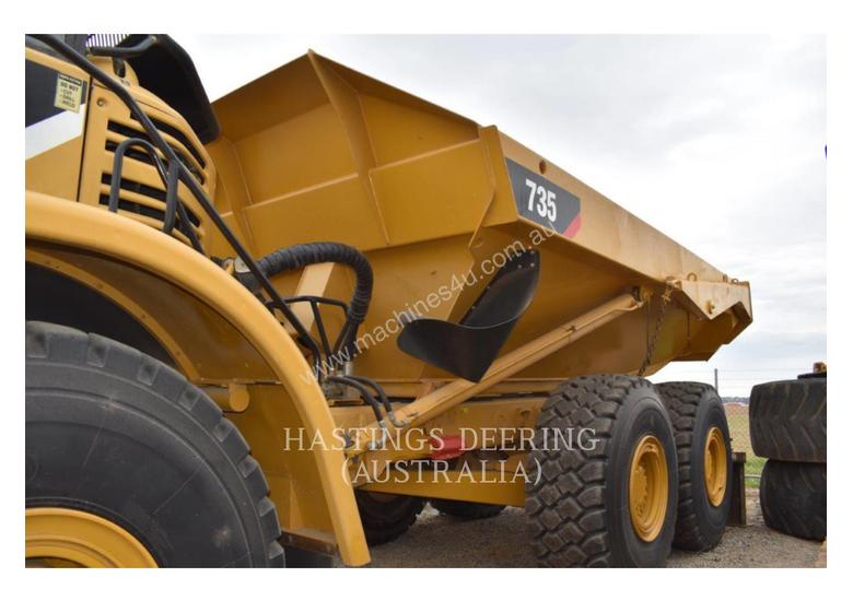 caption CATERPILLAR 735 Articulated Trucks