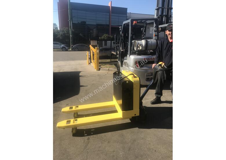 caption Rent Me - 2 tonne Electric Pallet Jack - $70 per week plus gst