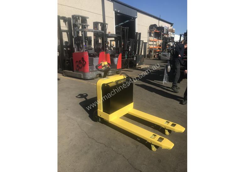 caption Rent Me - 2 tonne Electric Pallet Jack - $70 per week plus gst