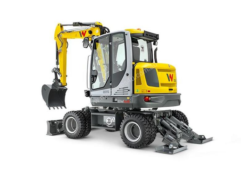 New wacker neuson Wacker Neuson EW65 Wheeled Excavator ...