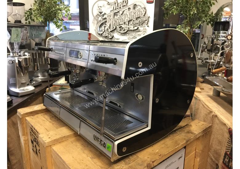 Click to view full size photos WEGA CONCEPT 2 GROUP HI-CUP ESPRESSO COFFEE MACHINE BLACK