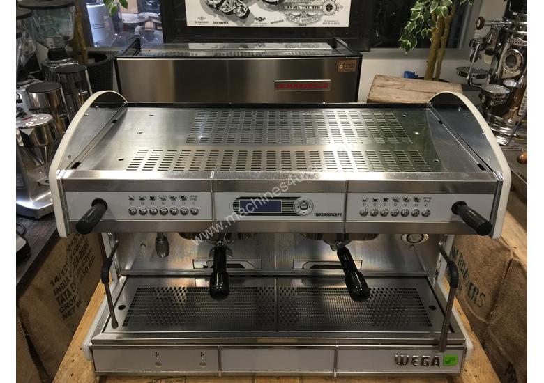 Click to view full size photos WEGA CONCEPT 2 GROUP HI-CUP ESPRESSO COFFEE MACHINE BLACK
