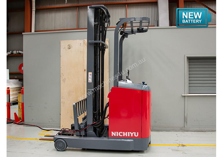 caption 1.4T Battery Electric Stand Up Reach Truck