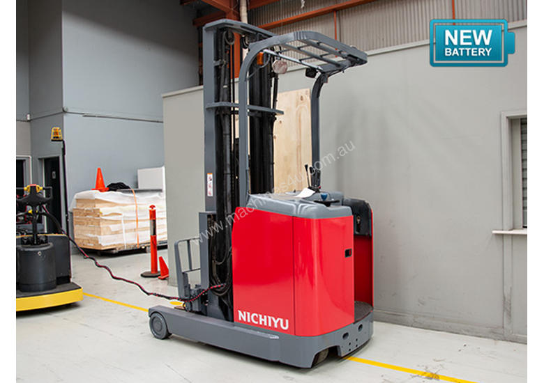 caption 1.4T Battery Electric Stand Up Reach Truck