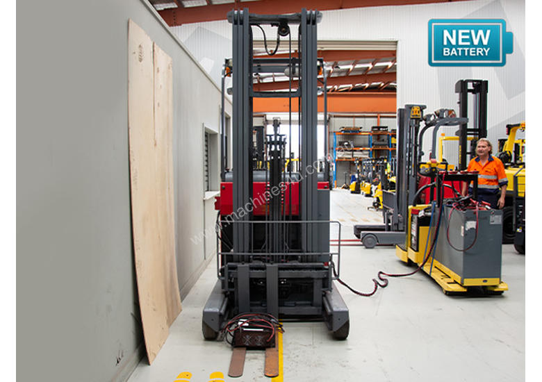 caption 1.4T Battery Electric Stand Up Reach Truck