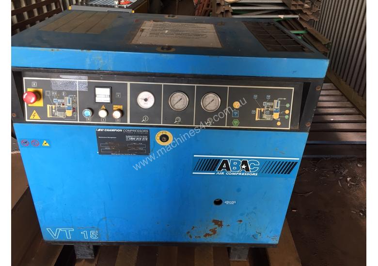 caption Rotary Screw Compressor and Refrigerated Dryer