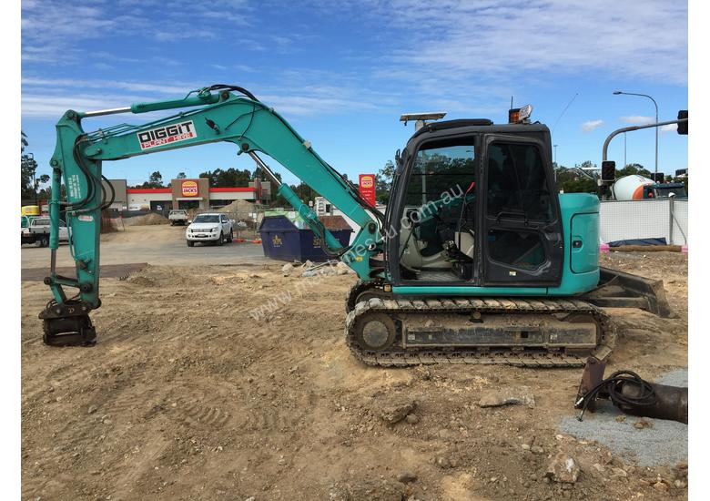caption 2016 Kobelco SK85MSR-3 excavator