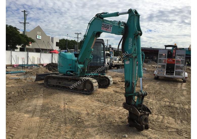 caption 2016 Kobelco SK85MSR-3 excavator