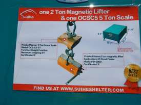 2 Ton Magnetic Lifter, 5 Ton Scale - picture0' - Click to enlarge