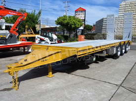Tri Axle Tag Trailer 28 Ton ATM Custom Yellow ATTTAG - picture1' - Click to enlarge