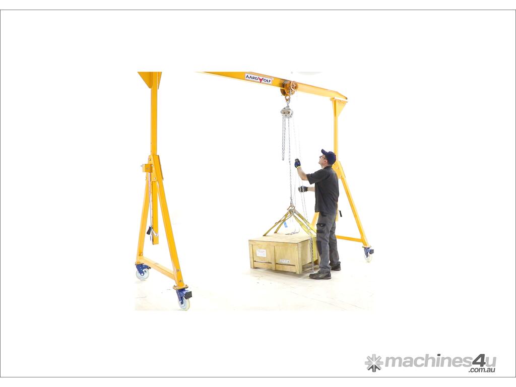New Aardwolf Portable Gantry Crane All aluminium construction Mobile Gantry Crane in SEVEN HILLS
