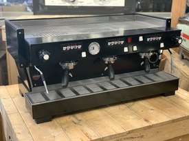 LA MARZOCCO LINEA CLASSIC MATTE BLACK 3 GROUP ESPRESSO COFFEE MACHINE - picture0' - Click to enlarge