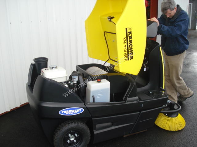caption Karcher KM100/100 Very High Quality Ride Sweepers