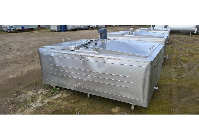 Used dairy kold STAINLESS STEEL TANK MILK VAT 2540 LT Stainless Steel