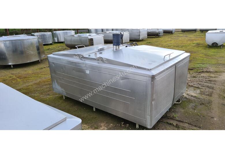 Used dairy kold STAINLESS STEEL TANK MILK VAT 2540 LT Stainless Steel