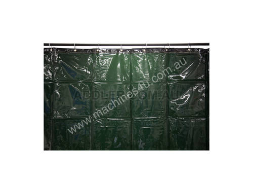 1.8 x 2.0m Green Welding Curtain