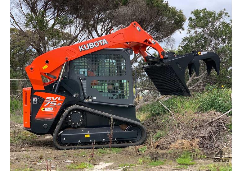 New 2020 himac Skid Steer Rock Grapple Bucket Skid Steer Grapple in