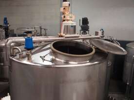 Stainless Steel Jacketed Mixing Tank, 5,000Lt, 1700mm Dia x 2400mm H - picture0' - Click to enlarge