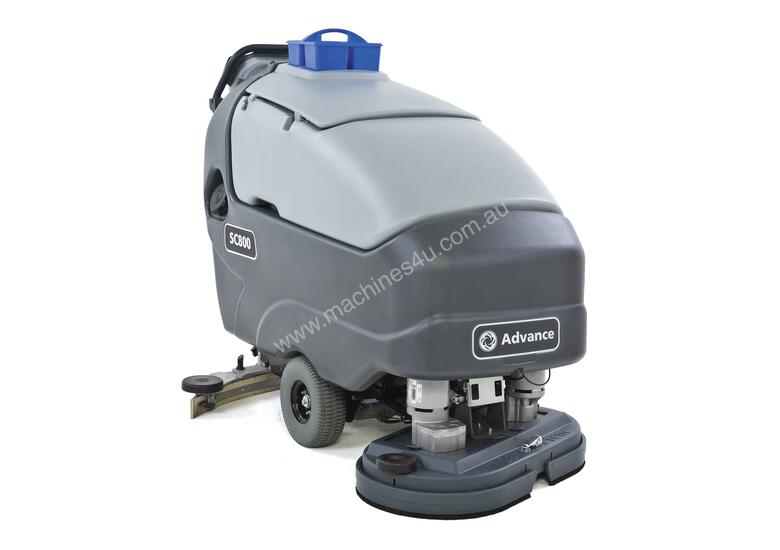 caption Nilfisk SC800 Large Walk Behind Scrubber