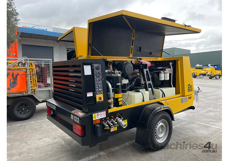 caption Brand New Kaeser M122, 400cfm Diesel Air Compressor